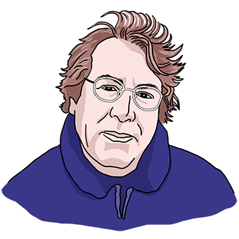 An illustration of Dr. Kerry Emanuel